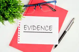 Evidence book to support your claim for hip injury compensation. 